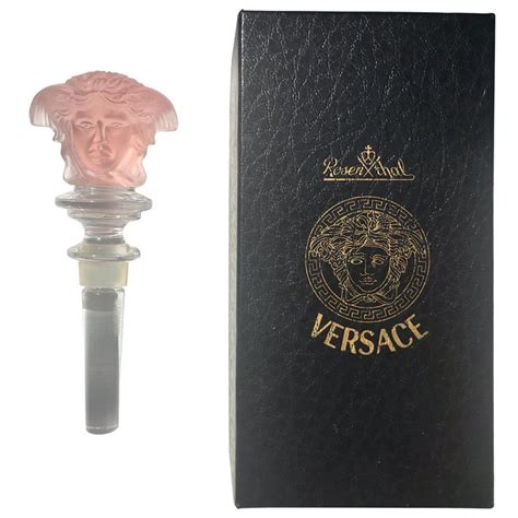 versace by rosenthal crystal bottle stopper|rosenthal crystal bottle stoppers.